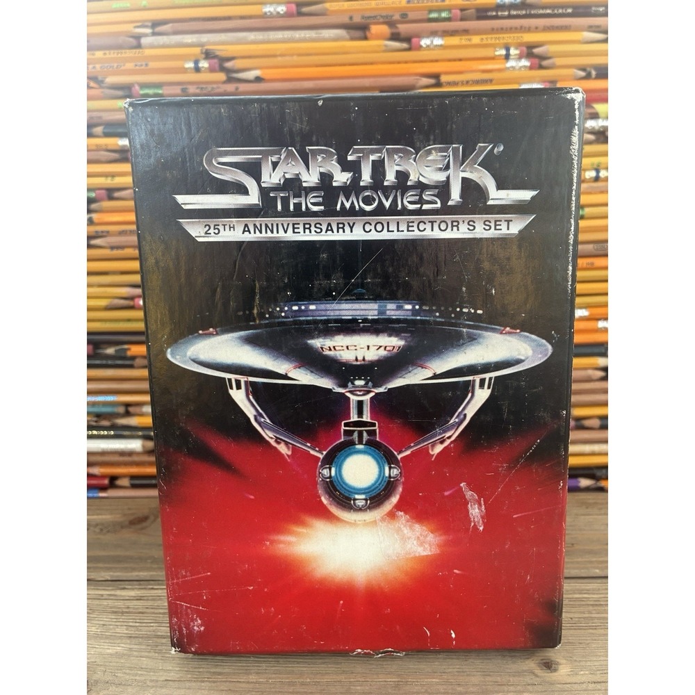 Star Trek The Movies‎ I-V 25th Anniversary Collector's Set VHS 1991 In Box